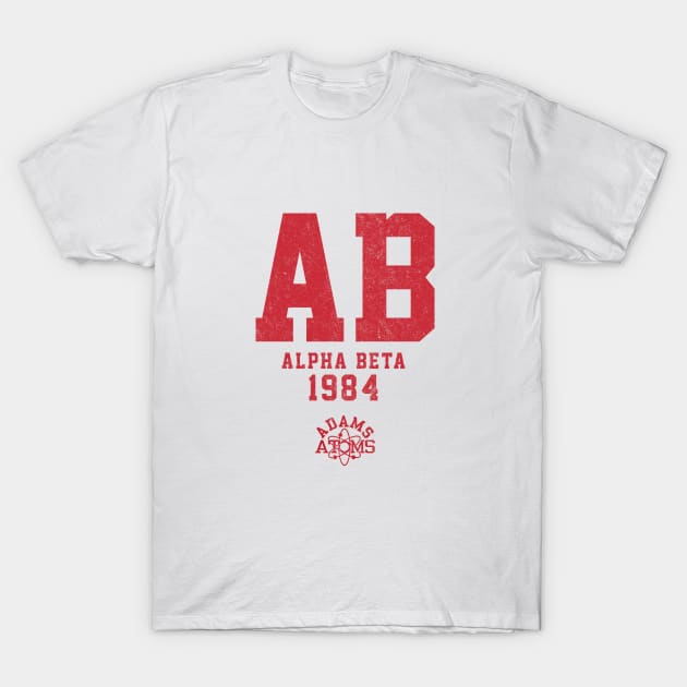 Alpha Beta AB - 1984 - vintage frat Revenge of the Nerds T-Shirt by BodinStreet